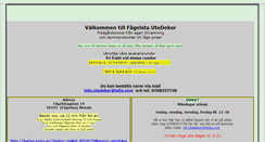 Desktop Screenshot of fogelsta-utedekor.e.se